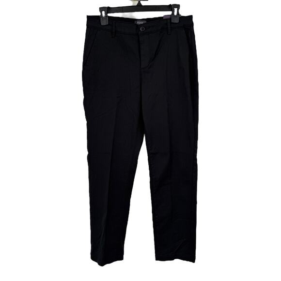 NYDJ pants Sadie slim twill black size 6 - Picture 1 of 7